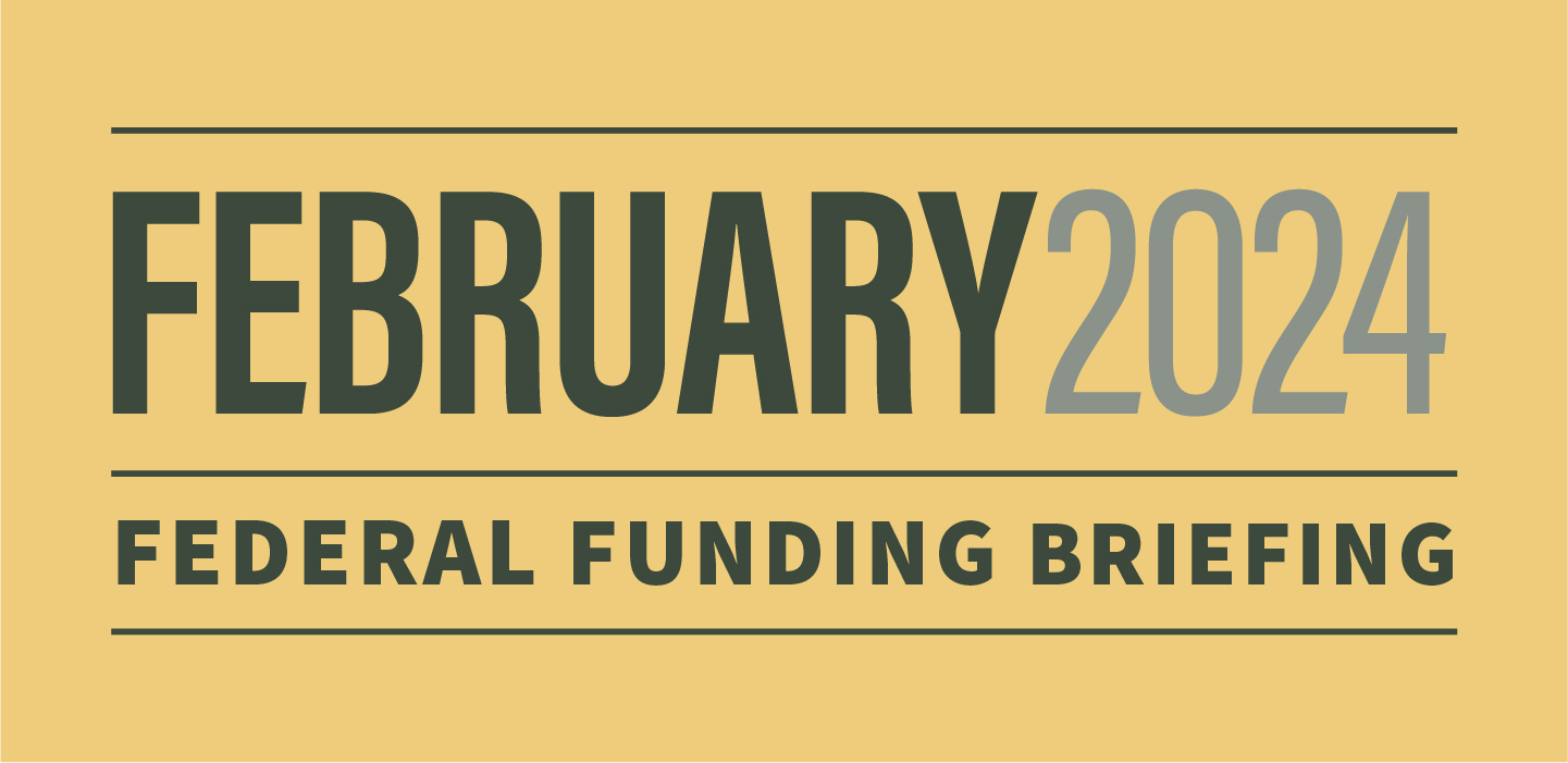 Federal Funding Briefing, February's Government Award Accounting News